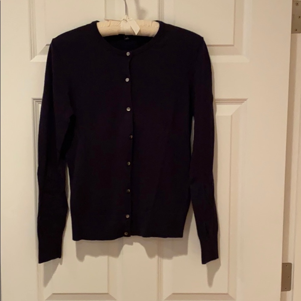 Ann Taylor navy cardigan